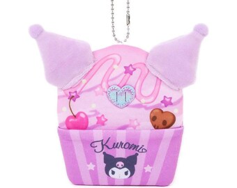 Kuromi Plush Keychain Pouch