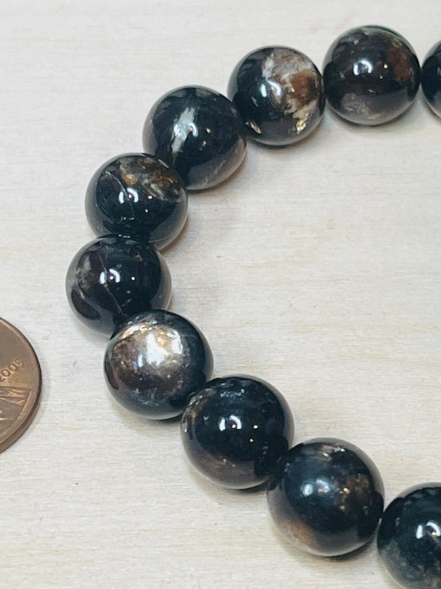 Flashy Biotite 10mm Stretchy Bracelet