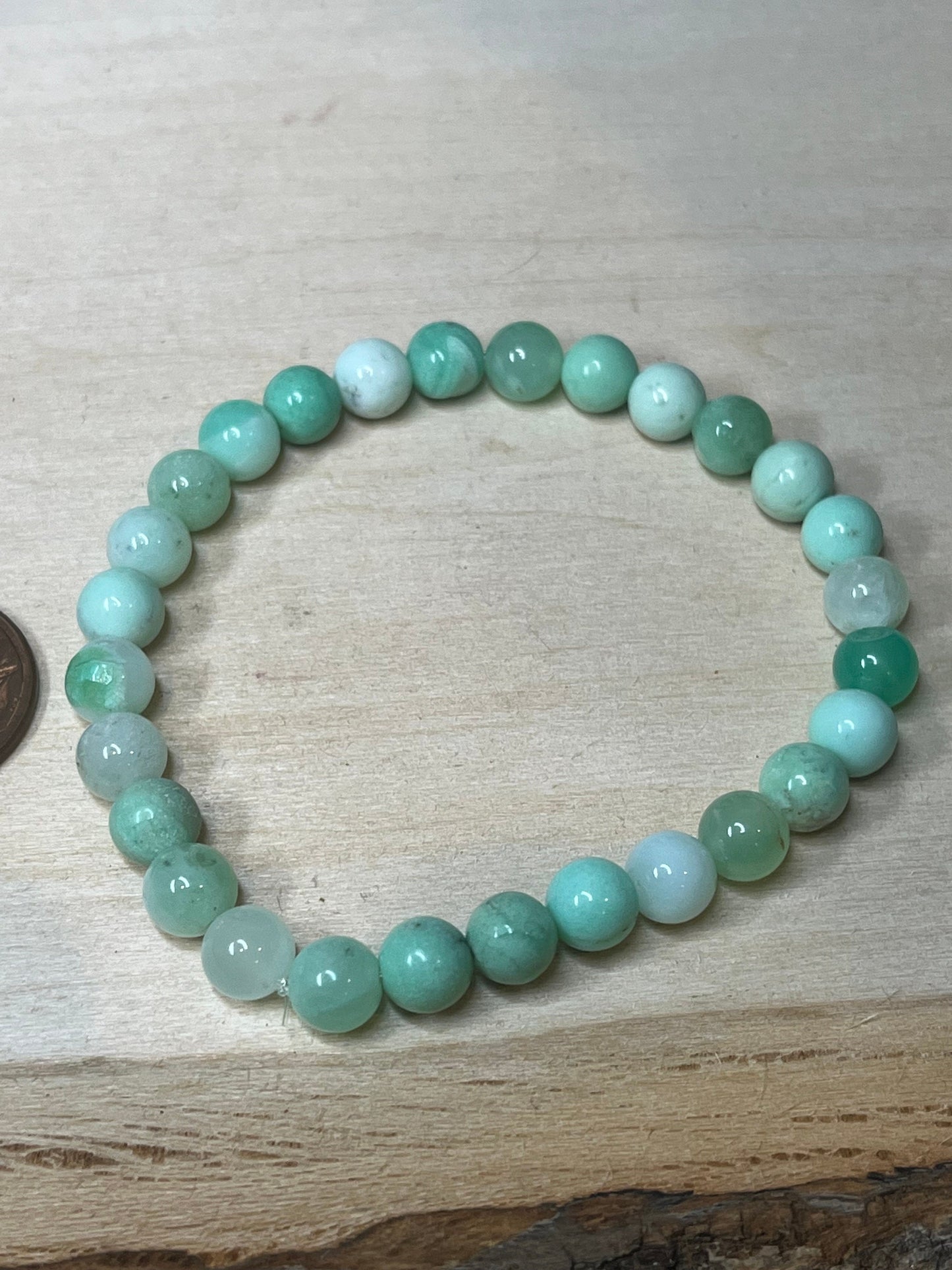 Chryophase 6mm Stretchy Bracelet