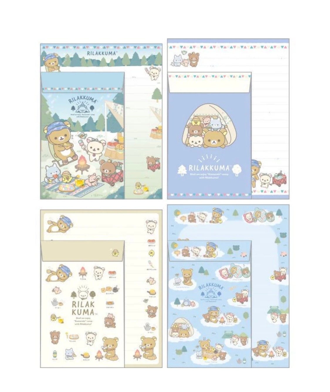 Rilakkuma Stationary Letter Set