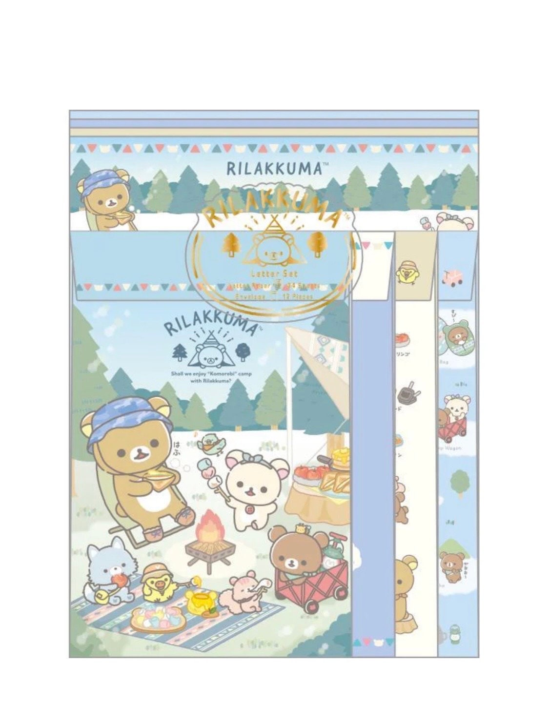 Rilakkuma Stationary Letter Set