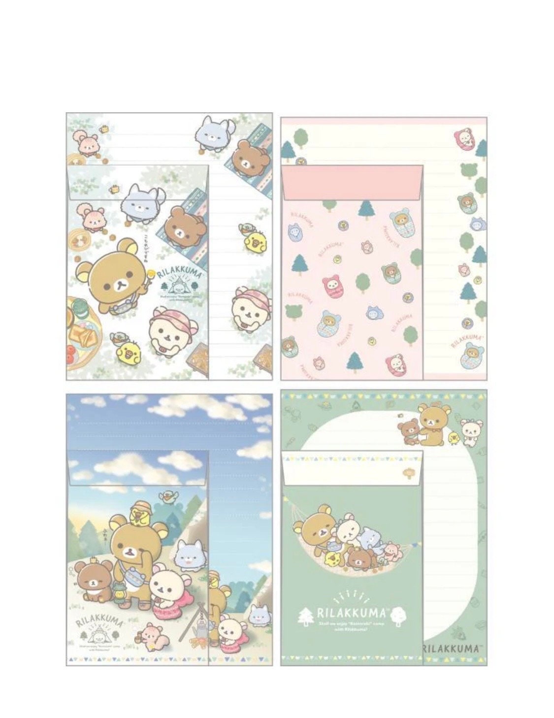 Rilakkuma Letter Set B